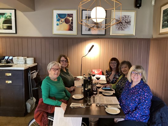 Our lovely lunch in February with our dear friend Cheryl ❤️