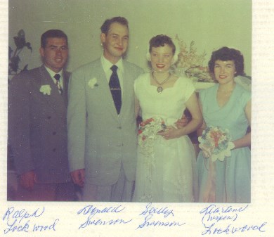 Mom&Dad Wedding Party 1950
