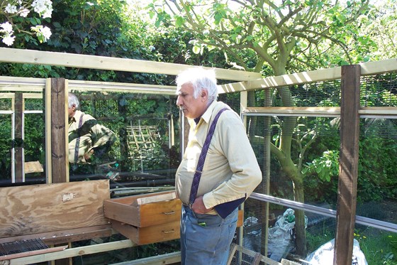 Building the chicken house 2009