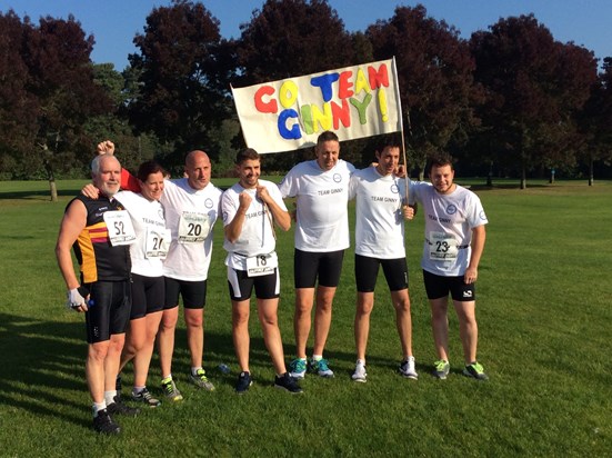 Team Ginny raised over £2800 in Triathalon