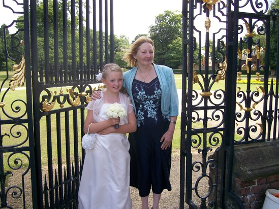 With daughter Jade at Gemma's Wedding 2009