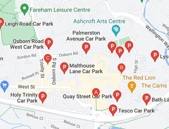 Car Parks Map