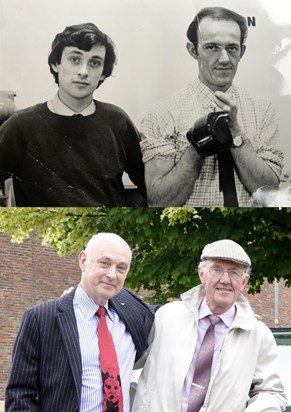 Dad & David 50 years apart!