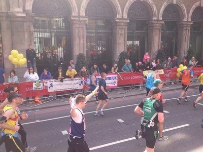 Jon Alston Running The London Marathon