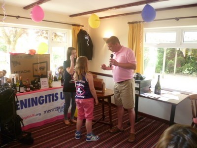Millie Helping with the Raffle