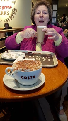 Caught out at Costa (again!!) 