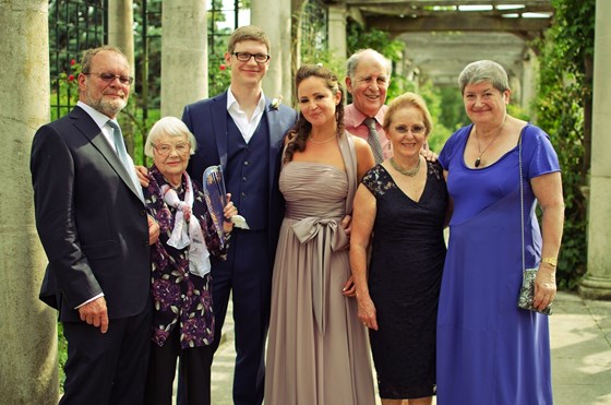 Family at Andrew and Kate’s wedding