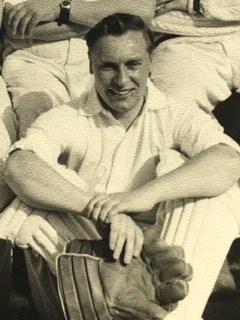 dad at Rafano CRICKET in the fifties