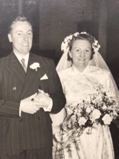 mum and dad on their wedding day
