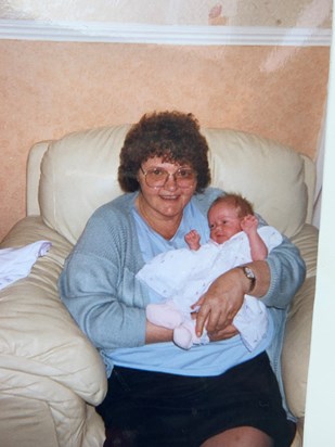 Mum with her granddaughter Lacey 