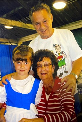 Nan, Granddad and Rachel 