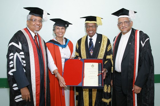 Angela Cropper - UWI Honorary Graduand (2009)