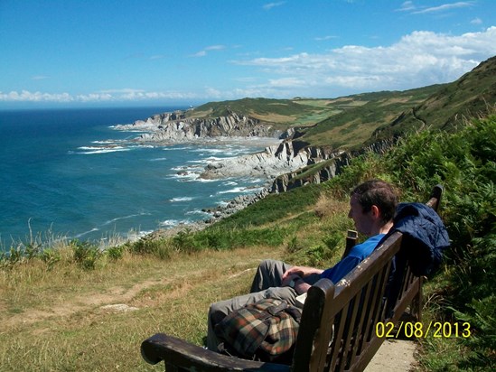 Mike and Terrie's favourite place. On the Nth Devon Coastal Path near Mortehoe