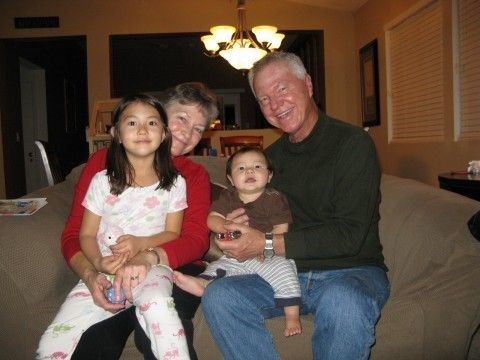 Grammy, Grandpa, Mikayla and Gabriel