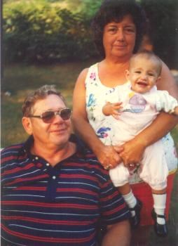 Brianna with Grandma and Grandpa Powell