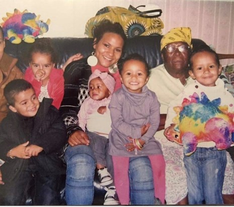 Nan and some of her great grandchildren 