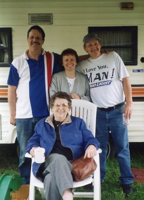 Mother (Dorothy), Dave, Madeline and Ron