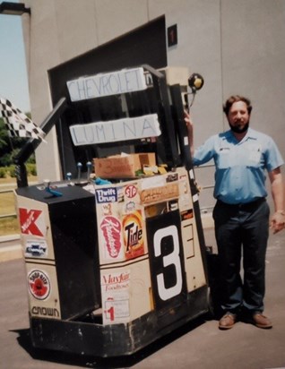 Bob & his customized forklift