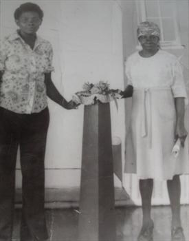 Alvin's Aunt and Grandma in Jamaica.