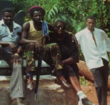 Dad, Mark [brother], Maureen [sister] and Cousin Lee in Jamaica. Pic by Alvin. xx