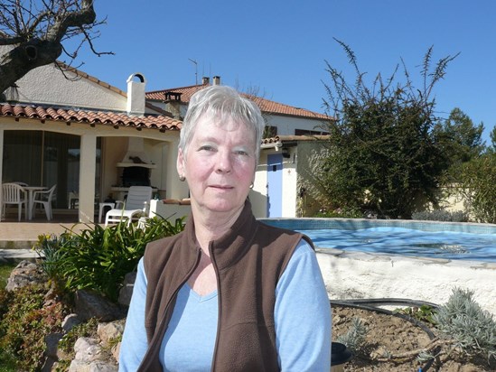 Carol loved her house and garden in France