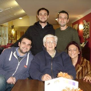 Nick, Terry & Ashley Springate with their Grandad