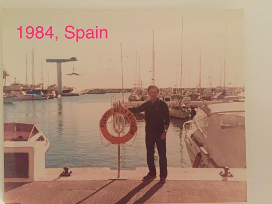Me and Dad in holiday in Spain - he was my age as I am now
