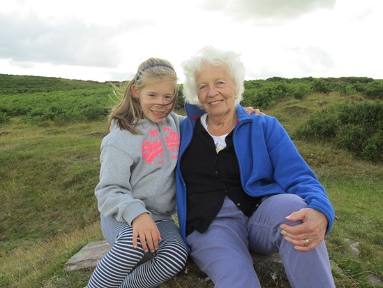 Mum and Harriett-Wales July 2015