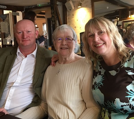 80th birthday - Mum, Jim and Trish