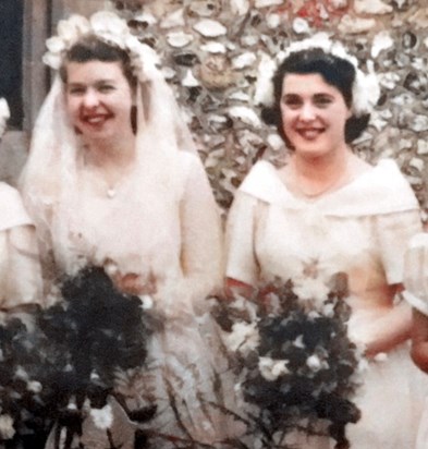 Doreen remembering Brenda as her Bridesmaid in 1953