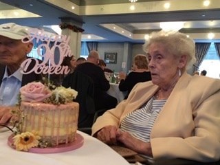 Doreen’s 90th birthday celebration. 