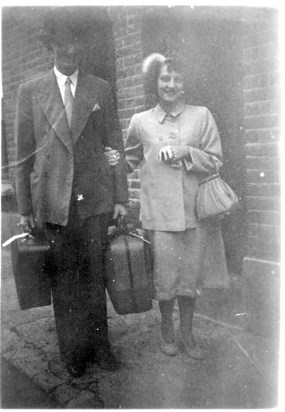 Auntie Iris & Uncle Jim leave for their honeymoon