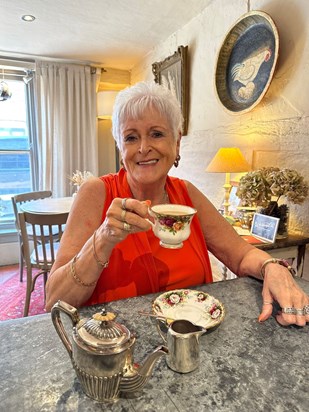 Mum loved her cream teas celebrating her 78th Birthday 2023