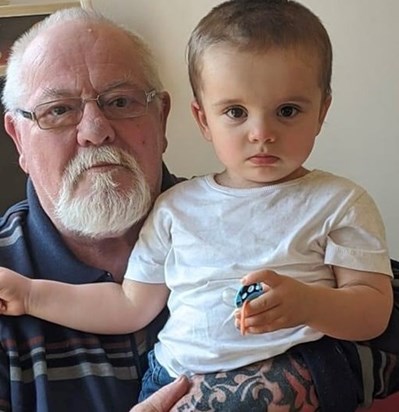 Grandad and his great grandson Arlo 