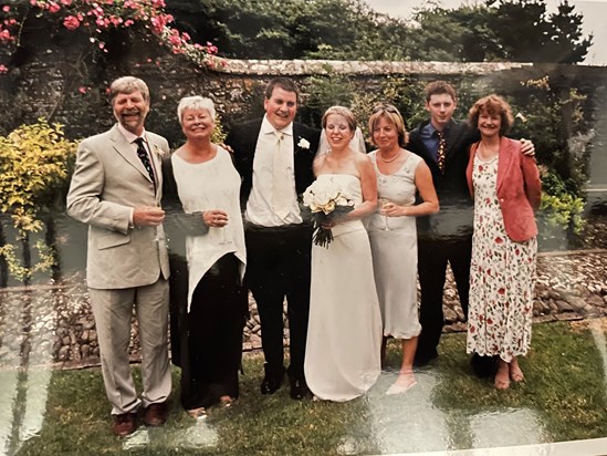 Clare and Laurence Youngs wedding (19 years ago)