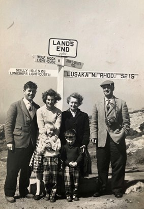 Early days with grandparents William and Hetty Evill