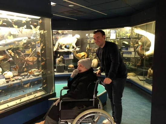 Stefan and Grandma at Cardiff museum 2/12/18 ❤️