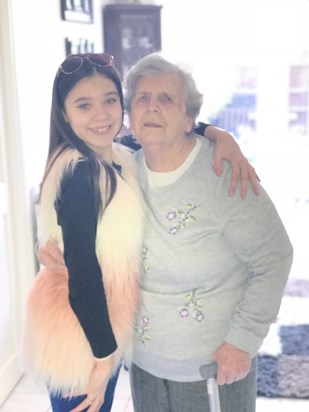 Sienna and Great Grandma 💖