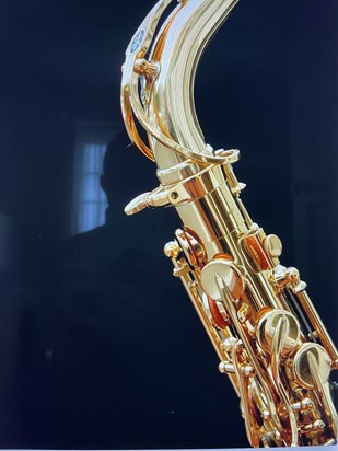 Ron’s saxophone