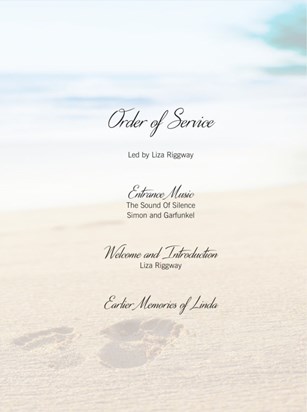 order of service page 3