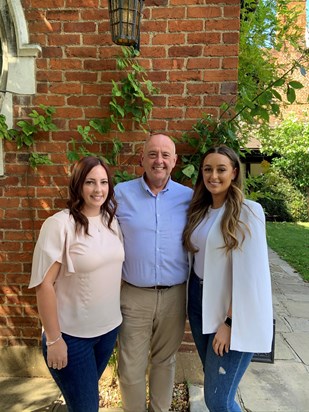 Proud dad with his girls, Jenna & Georgia 