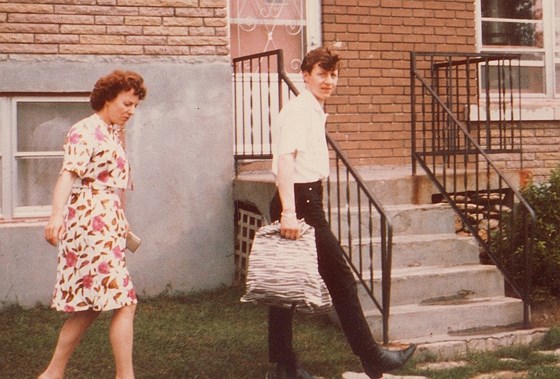 Aunt Ivy with Jozy: Montreal,  Canada 1964