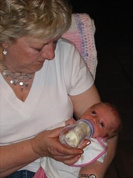 Nan with her Great Granddaughter Olivia
