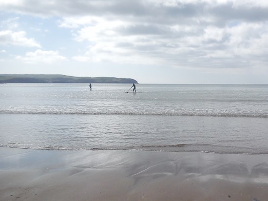Paddleboarding in Devon 2014