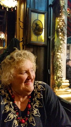 Mum thrilled to be watching son et lumière in the Grande Place, Brussels with family Xmas eve 2016