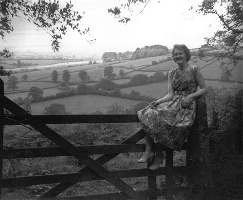 Diane in Dorset - 1958