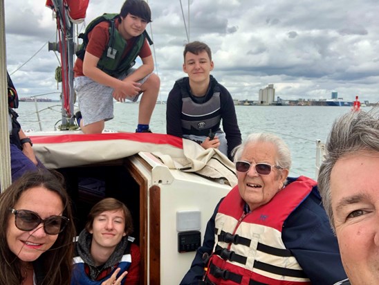 Sailing with Grandad 