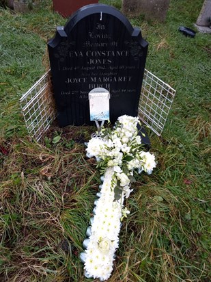 Added to final resting place for Avril's Grandmother & Parents