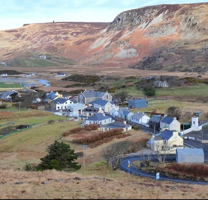 Breda's home place Cashel, Glencolmcille, Co. Donegal Photograher M R Cunningham