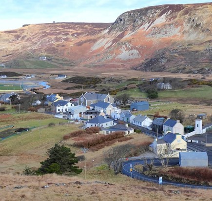 Breda's home place Cashel, Glencolmcille, Co. Donegal Photograher M R Cunningham